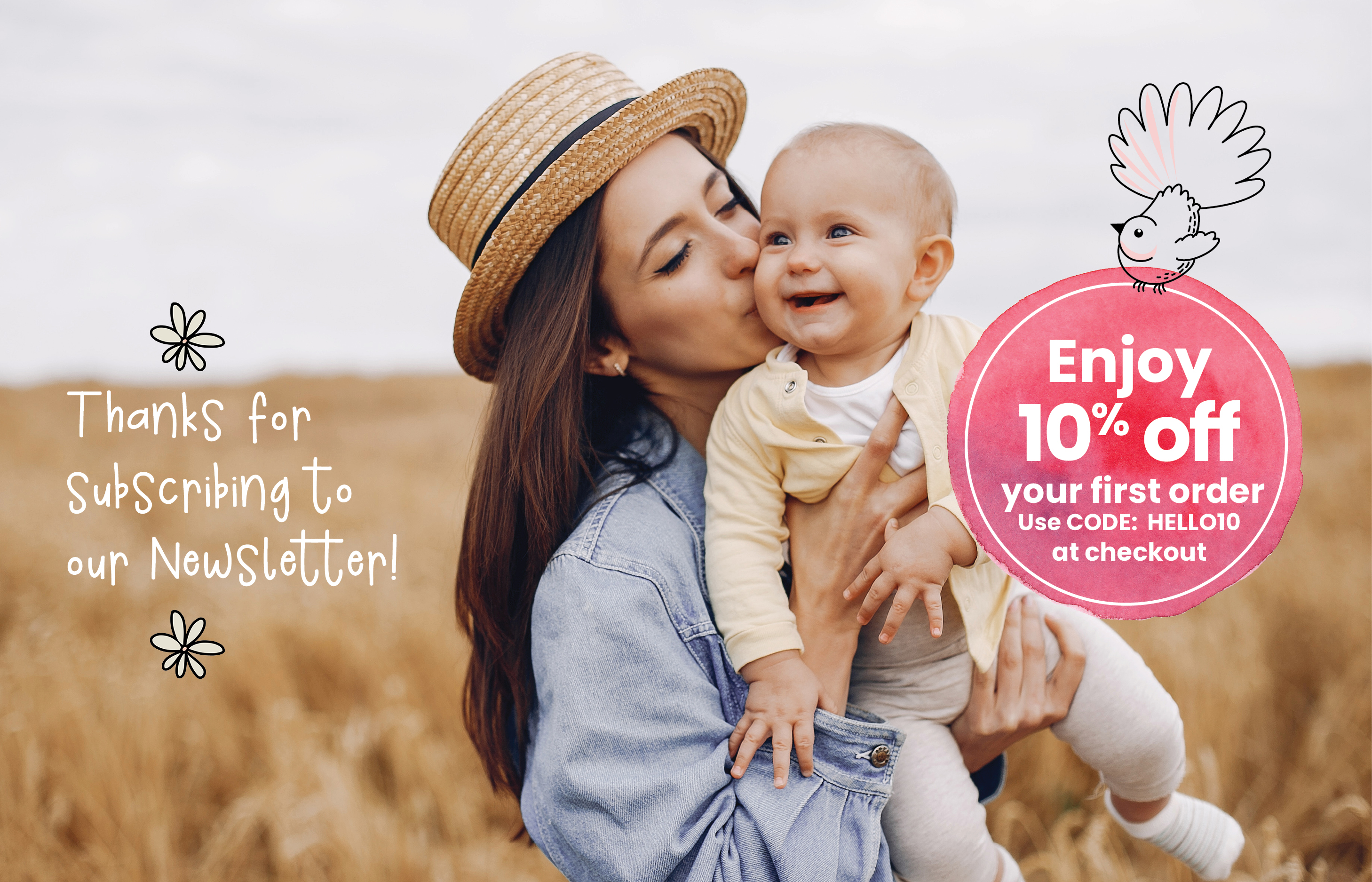 Here's 10% off your first order!